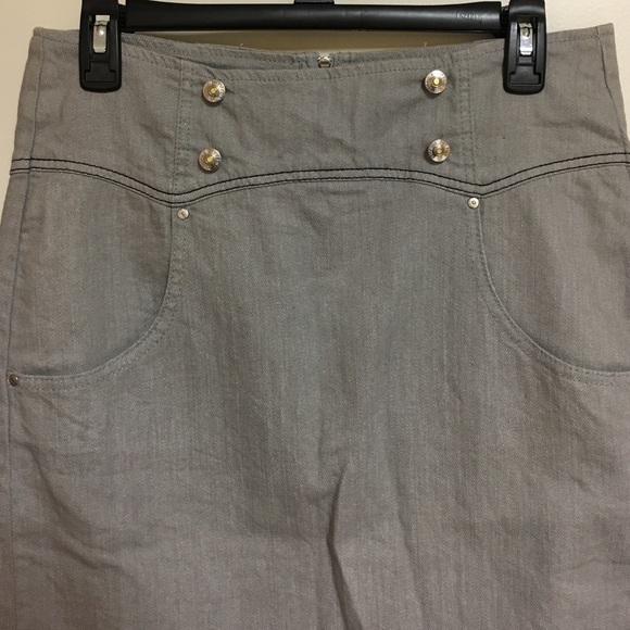 🛑 LRG Luxirie Gray Denim Skirt - Picture 2 of 4
